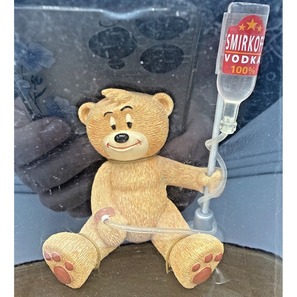 Vintage Bad Taste Bear Vladimir Vodka IV Collectible Figure Handpainted - Picture 3 of 13